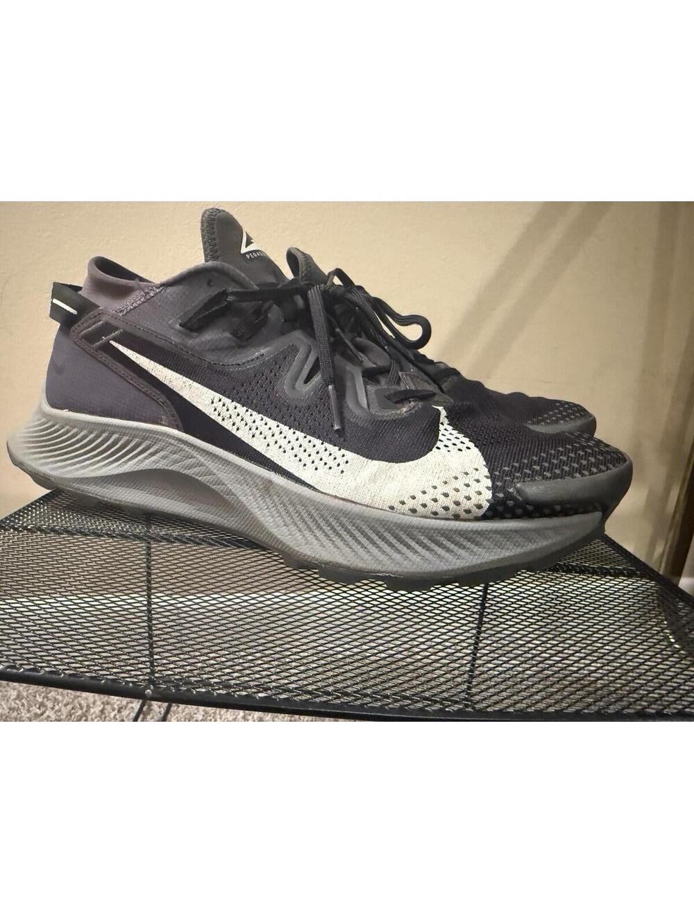 Mens SZ 11 Nike Pegasus Trail 2 Running Shoes Black/Spruce Aura CK4305 002